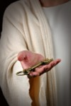 Jesus offering key